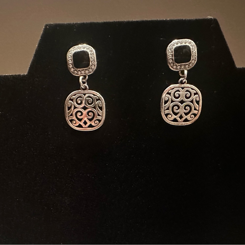 Brighton Silver Swirl Earrings